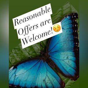 Reasonable offers are very welcome ☺️